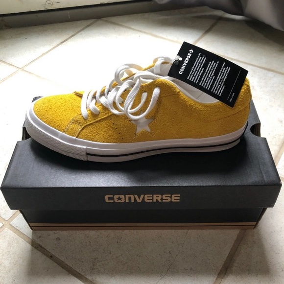 converse one star mineral yellow